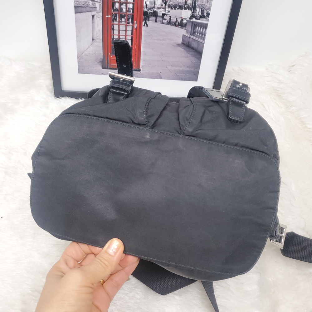 Prada Mini Black Nylon Backpack - image 4